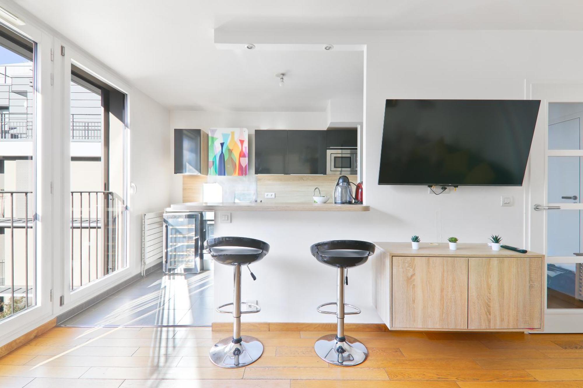 Appartement Quartier Tour Eiffel 6 Free Netflix Parigi Esterno foto